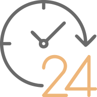 24時間365日メールにて受付可能です